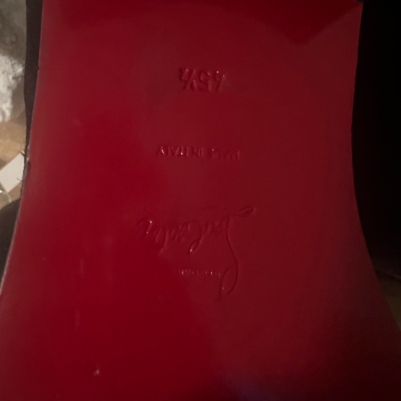 Men’s size 45 1/2 men’s Christian Louboutin Suede Brown Chelsea boots - Picture 2 of 10